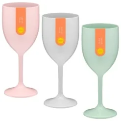 B&M Simply Summer Wine Glass - Grey -Cheap A Fresh Garden Store 394256 colour wine glass group