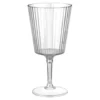 B&M Ridged Wine Glass - Clear