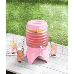 B&M Collapsible Drinks Dispenser 5.4L - Pink -Cheap A Fresh Garden Store 394280 colaspable drink dispenser pink 3