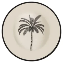 B&M Urban Print Picnic Bowl - Palm Tree