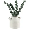 B&M Stone White Vase With Plants