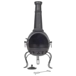 B&M La Hacienda Muricia Steel XL Chimenea 136cm