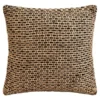 B&M Black & Natural Woven Cushion